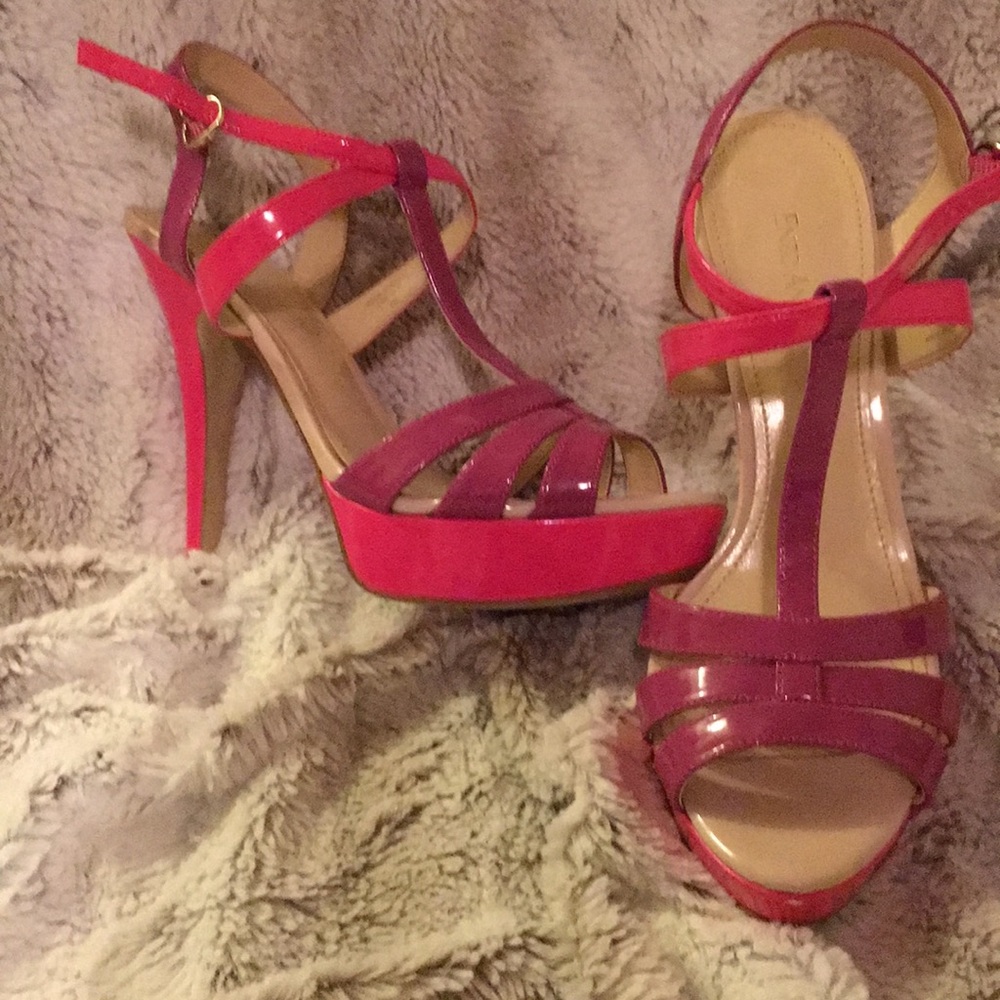 Enzo hot pink heels
